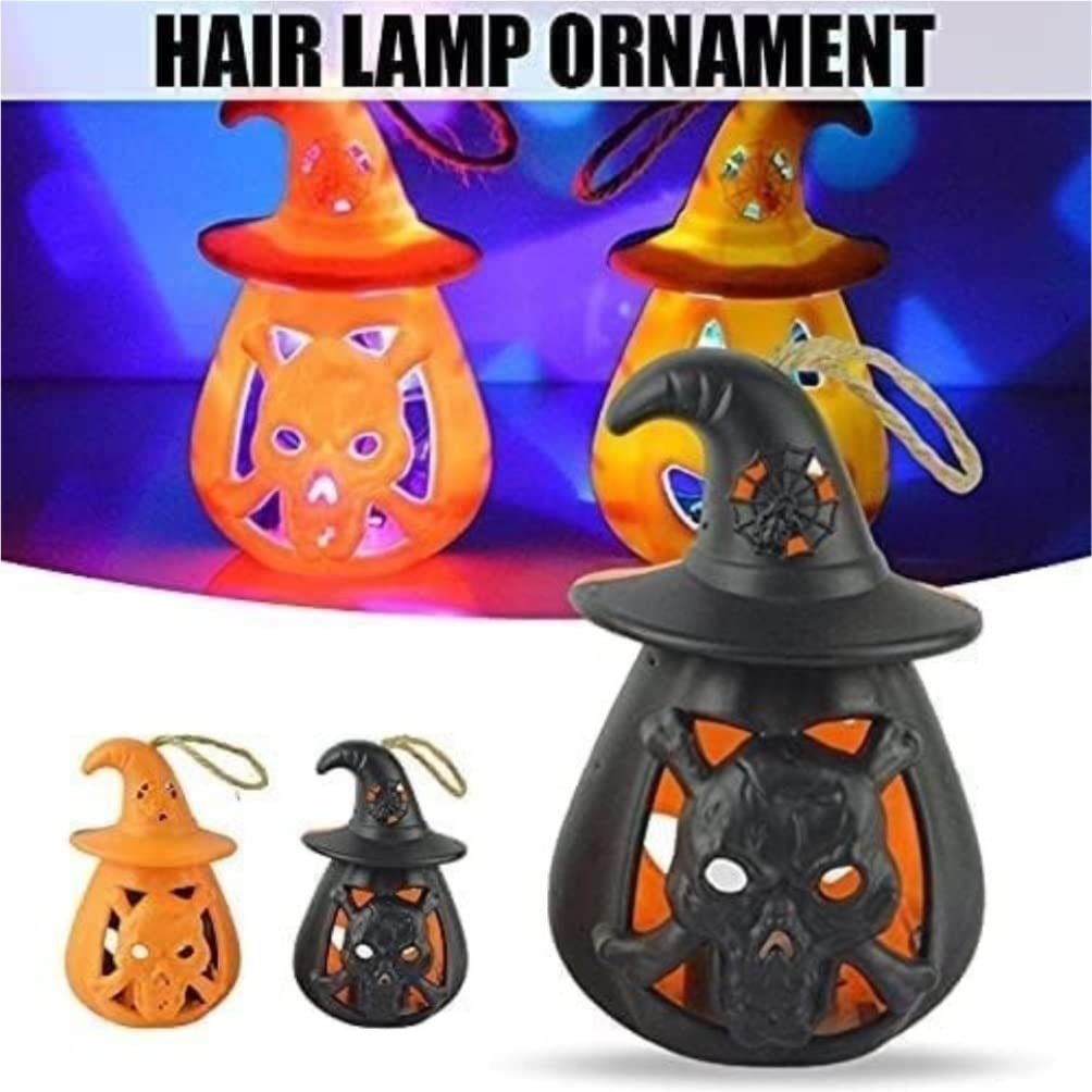 Latarnia na Halloween 6 Sztuk Halloween Przenośne Lampiony Dyni I Czaszki Home Bar Decor Plastikowa Czaszka Lampka Z Dekoracja na Halloween