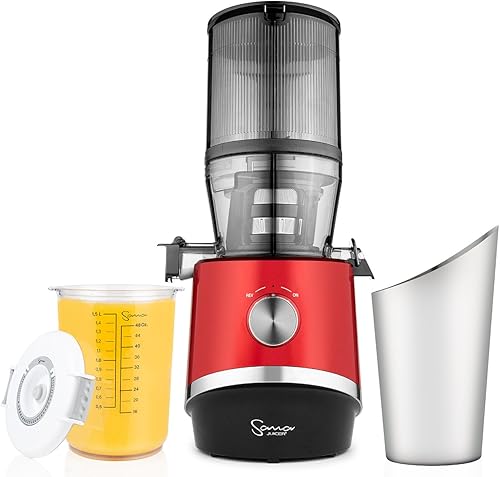 Miniatura 10 de Sana 878 Exprimidor de lotes de alimentación automática | 3 días de exprimido de prensa en frío sin esfuerzo | Exprimidor más conveniente con Negro