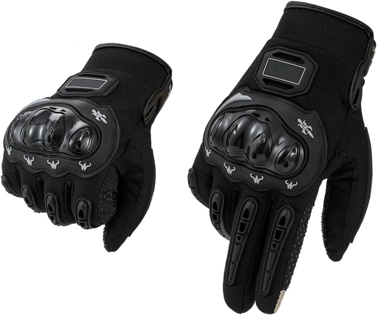 Wisfunlly Motorcycle Gloves, Racing Glove Riding Glove Pro-Biker Motorcycle Screen Touch Gloves, Breathable Motorcycle Gloves Armored for Men Women Motorcycle Cyclocross Motorbike Racing