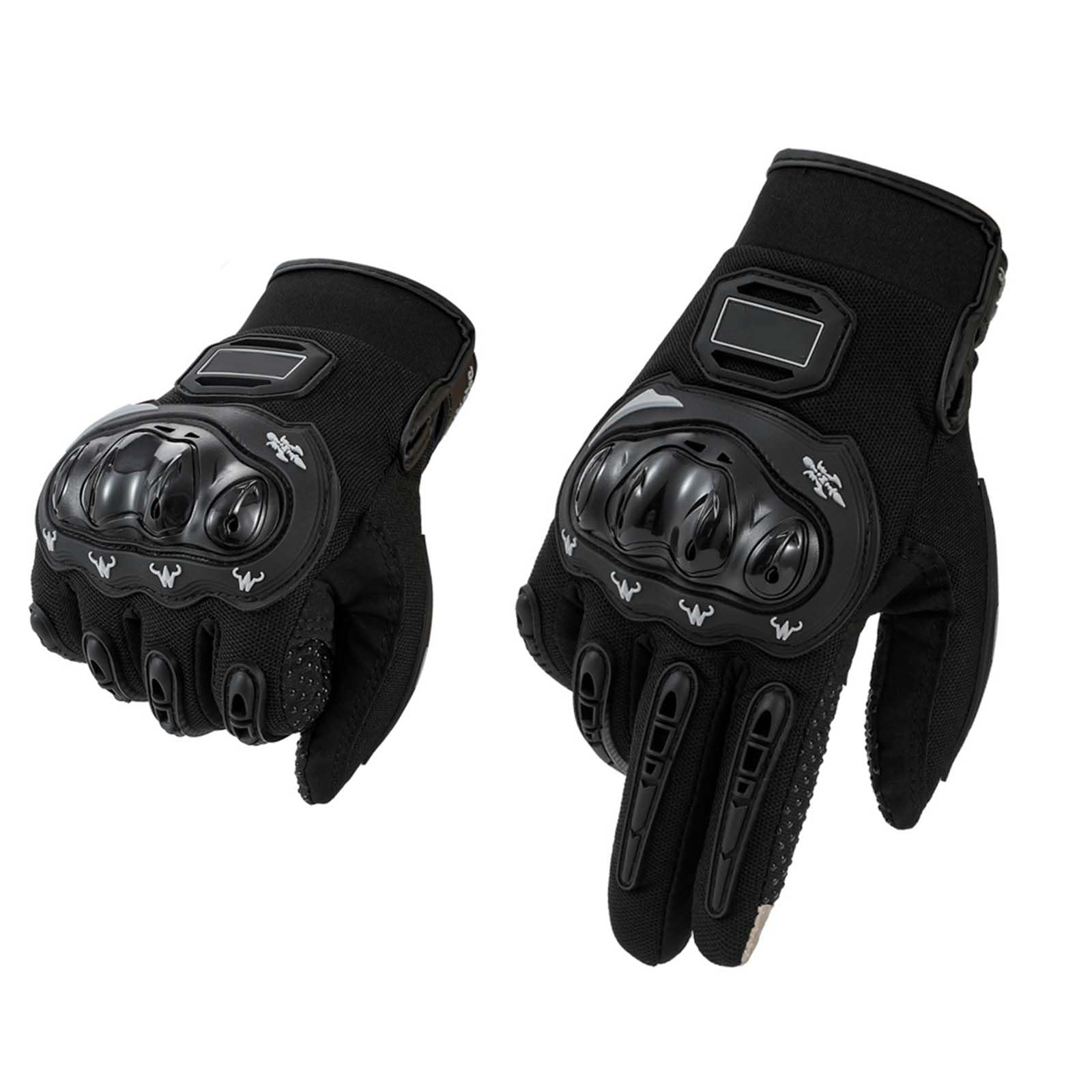 Wisfunlly Motorcycle Gloves, Racing Glove Riding Glove Pro-Biker Motorcycle Screen Touch Gloves, Breathable Motorcycle Gloves Armored for Men Women Motorcycle Cyclocross Motorbike Racing