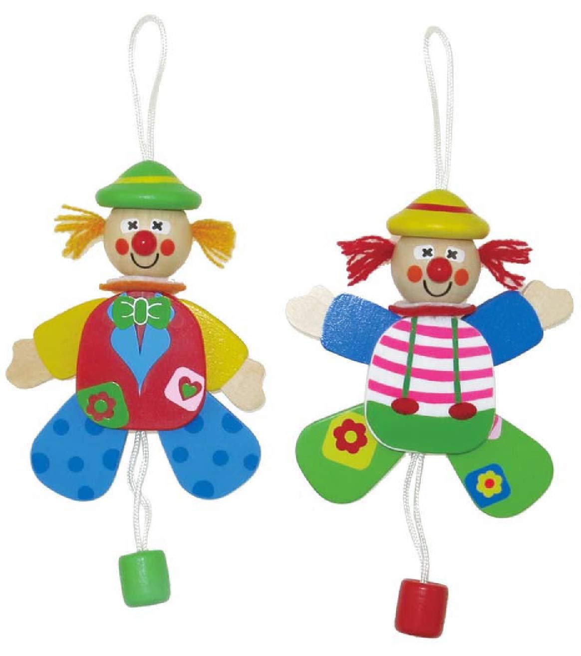 KIDS WOODEN JUMPING JACK ( 2 PIECES )