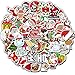 PMSMT 50Pcs Weihnachts dekorative Aufkleber Santa Claus Shaped Envelope Seal Aufkleber für Scrapbook DIY Neujahrsdekoration