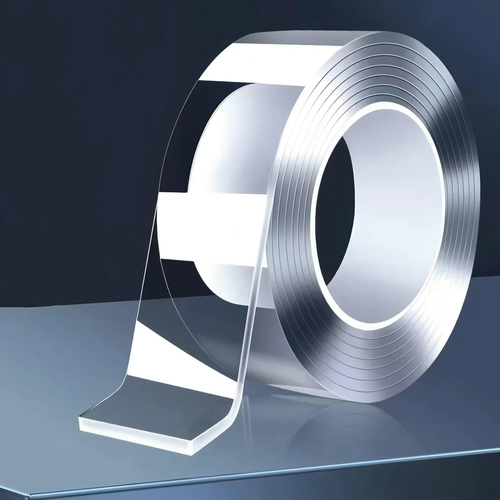 Nastro biadesivo nano, colla extra forte, nastro bifacciale, nastro adesivo impermeabile senza traccia, nastro bifacciale riutilizzabile, 30 mm, nastr