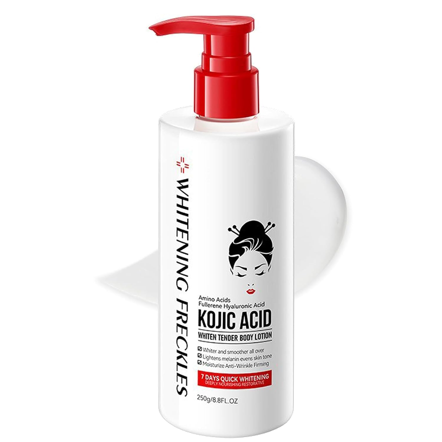 Kojic Acid Skin Whitening Body Lotion Skin Whitening Body Lotion with Kojic Acid Brightening Body Cream for Radiant Skin Quick-Absorbing Body Cream Body Lotion 4