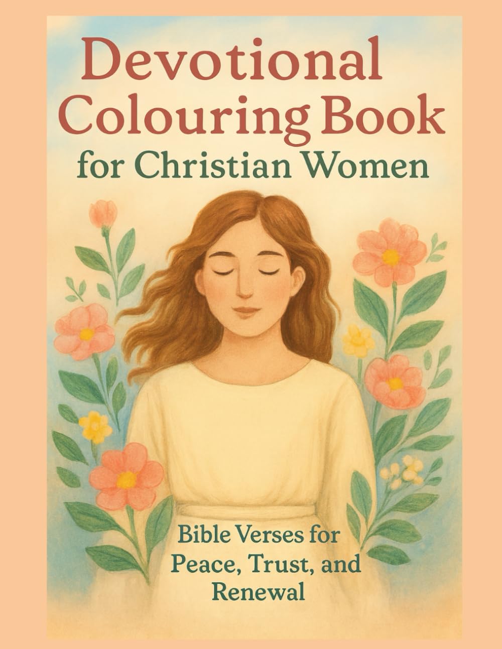 Devotional Colouring Book for Christian Women: Bible Verses for Peace, Trust, and Renewal