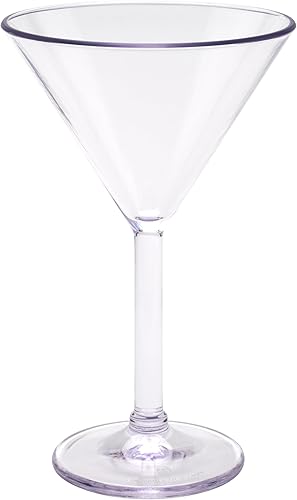 Miniatura 2 de G.E.T. SW-1407-1-SAN-CL - Vasos de Martini de plástico resistentes a roturas, 10 onzas, transparentes (juego de 12)