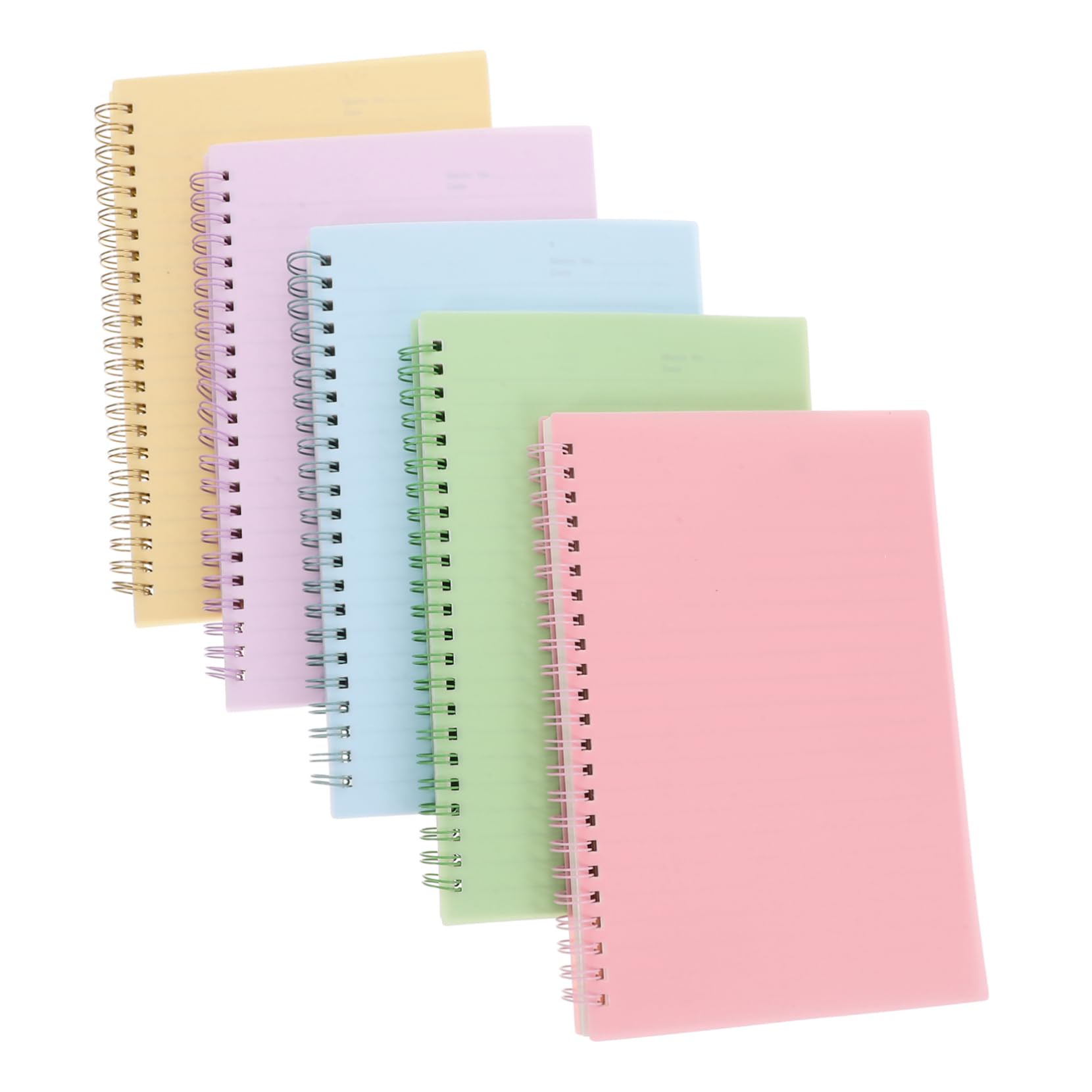 Quaderno Decorazioni Spiralato 80 Pagine A5 Righe Carta 5 Pezzi Scuola