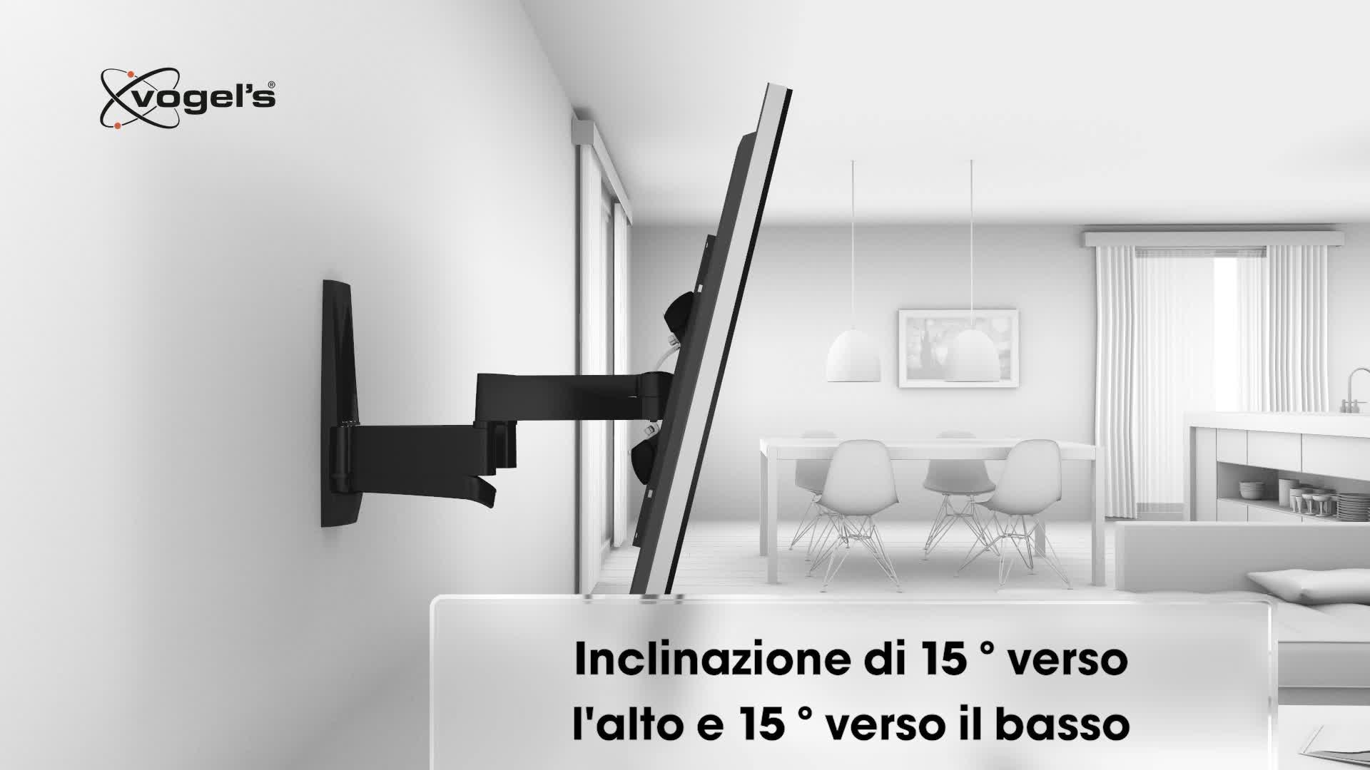 Supporto Da Parete Vogel's WALL 3205 Fisso – Per TV 32-55 Pollici, 50 Kg, VESA 400x400, TÜV