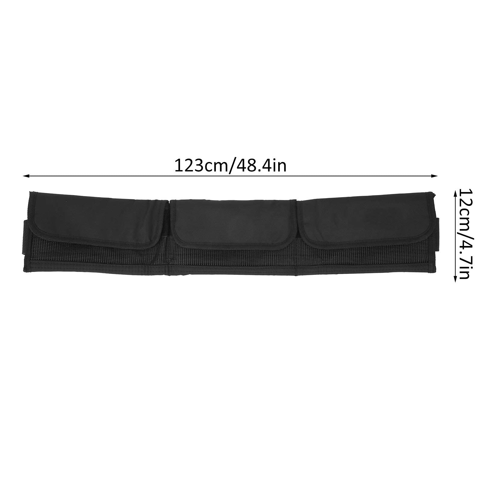Alomejor Cintura per Pesi da Immersione Cintura per Contrappesi a 3 Tasche Cintura Regolabile con Fibbia per Subacquee Nuoto Snorkeling Scuba (Pesi Non Inclusi)