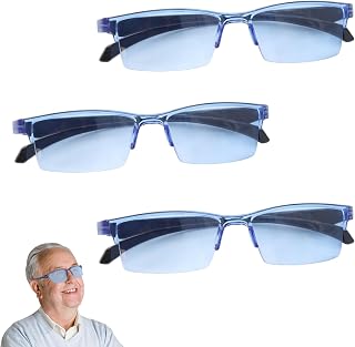 3 Pcs of Intelligent Dual Focus Glasses, Presbyopia Glasses for Women, Anti-Radiation Blue Light, Suitable for Reading, Computer or Tv, Suitable for Men and Women