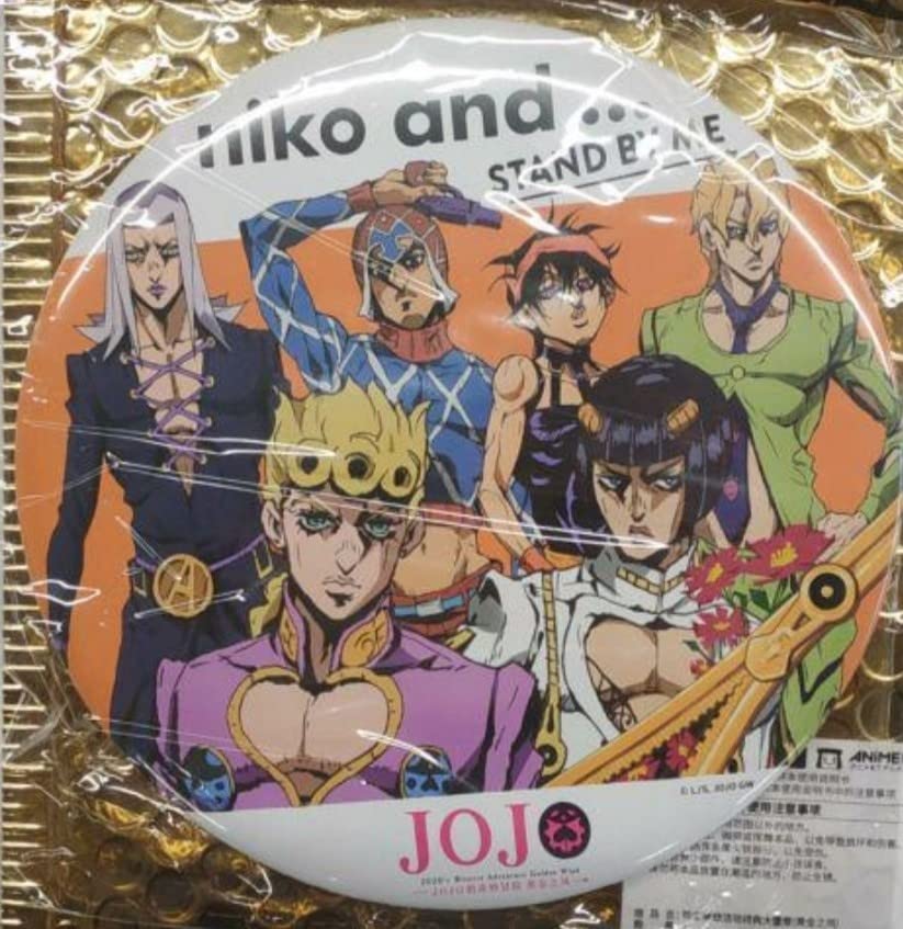 JOJOの奇妙な冒険　缶バッジ　セット　黄金の風　脱出 niko and 限定 Amazon | ジョジョの奇妙な冒険 黄金の風 niko and