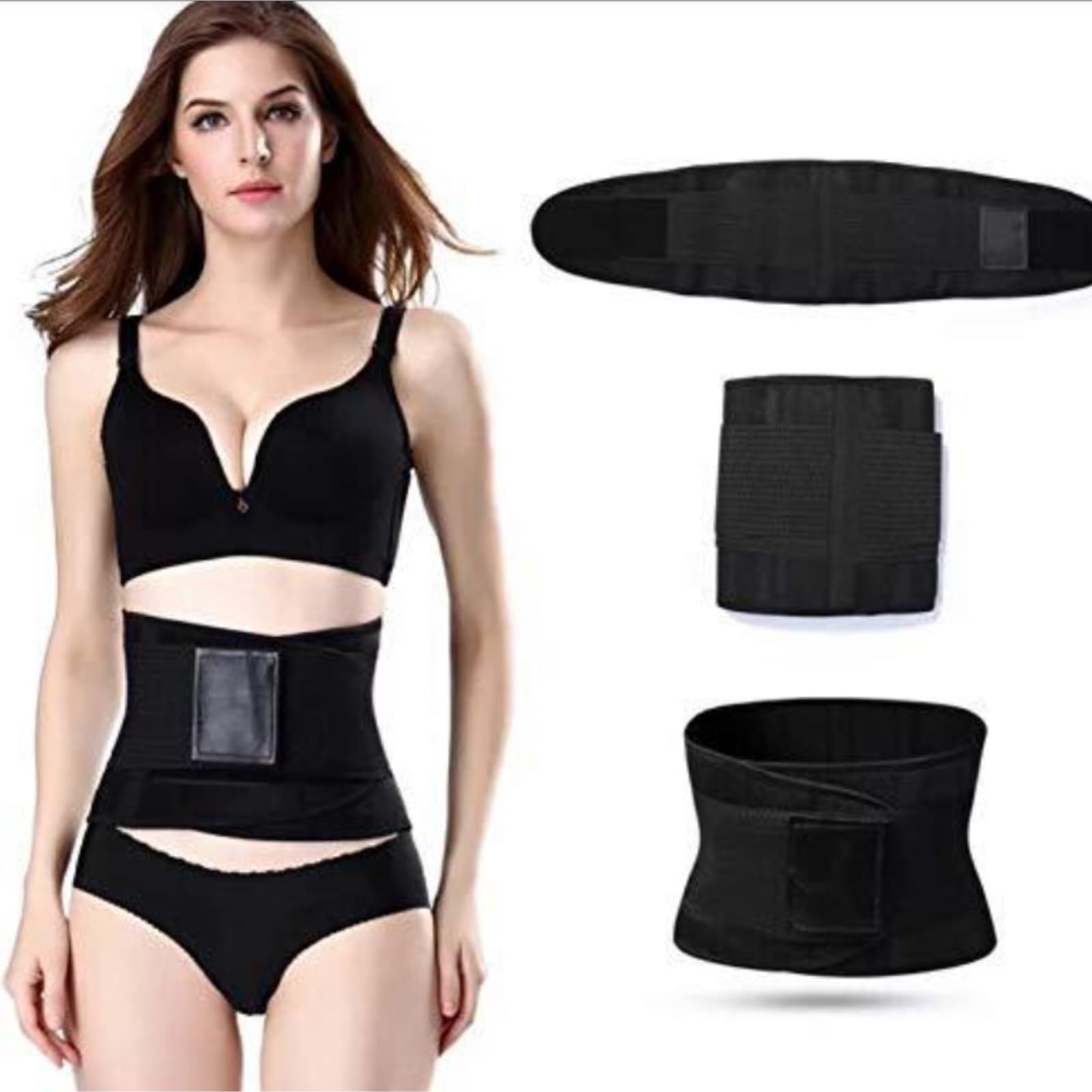 Ceinture de Sudation Ceinture De Sudation Pour Sculpter Le Corps, Corset De Modelage Du Corps, Ceinture De Sudation Réglable À La Taille Et Au Dos Ceinture Abdominale