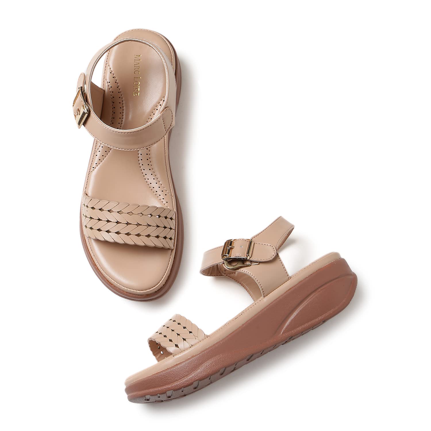 Women Soft Comfortable Solid Platform Heels-image-35