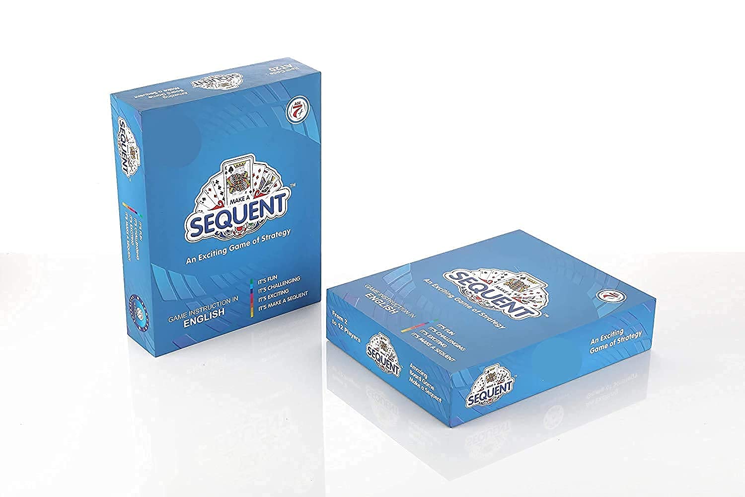 Buy ADVANCE TRENDZ Sequence Game with Folding Board, Cards and Chips