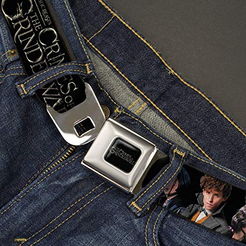 Buckle-Down Belt Seatbelt Buckle Fantastic Beasts the Crimes of Grindelwald 3 Character Pose Mens Womens Kids Adjustable2