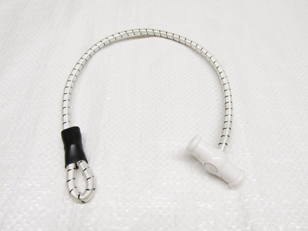 Bungee Cord with Toggle (6MM X 350MM Sail Fastener Marine Secure Tie Hold Boat Deck Yacht)