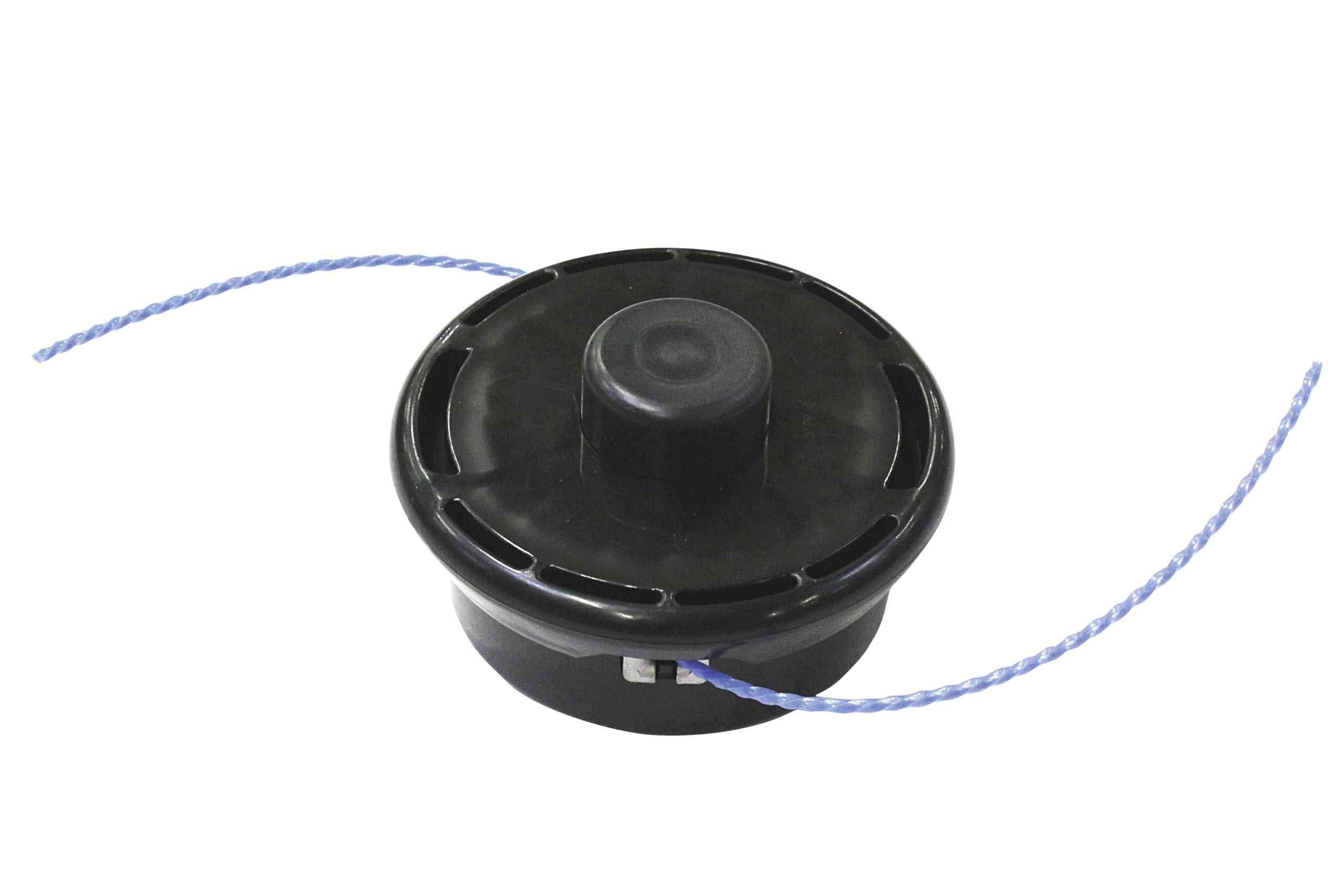 Makita 196871-2 Tap&Go - Cabezal de 2 hilos M8 x 1,25, rosca izquierda, con hilo de 2,4 mm, punta automática, apto para cortacésped con batería DUR362L