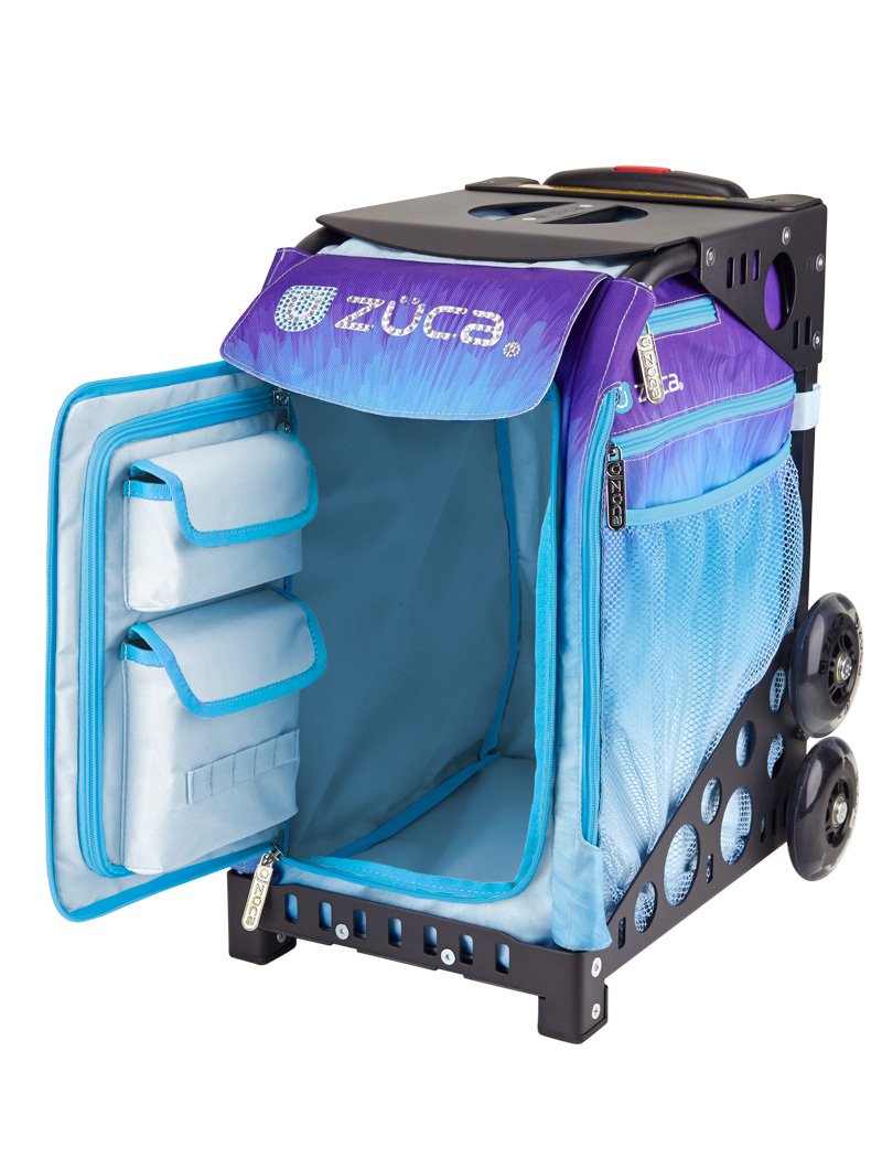 ZÜCA Sport Ice Dreamz Rolling Bag with White Frame (flashing wheels)