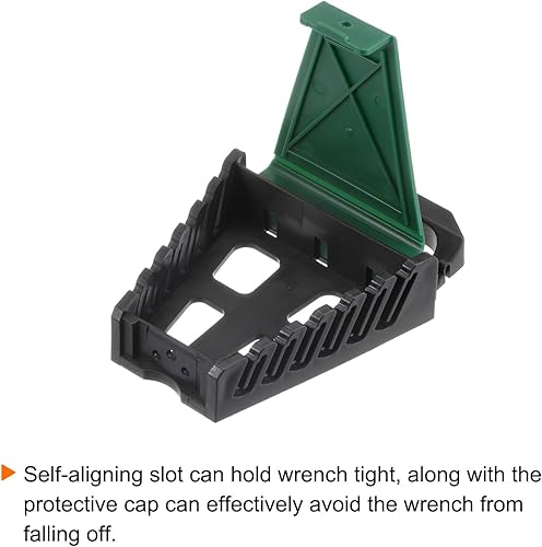 Miniatura 4 de HARFINGTON 2 soportes organizadores de llaves 6 ranuras de 4.5 x 4 pulgadas de plástico ABS con asa para transporte