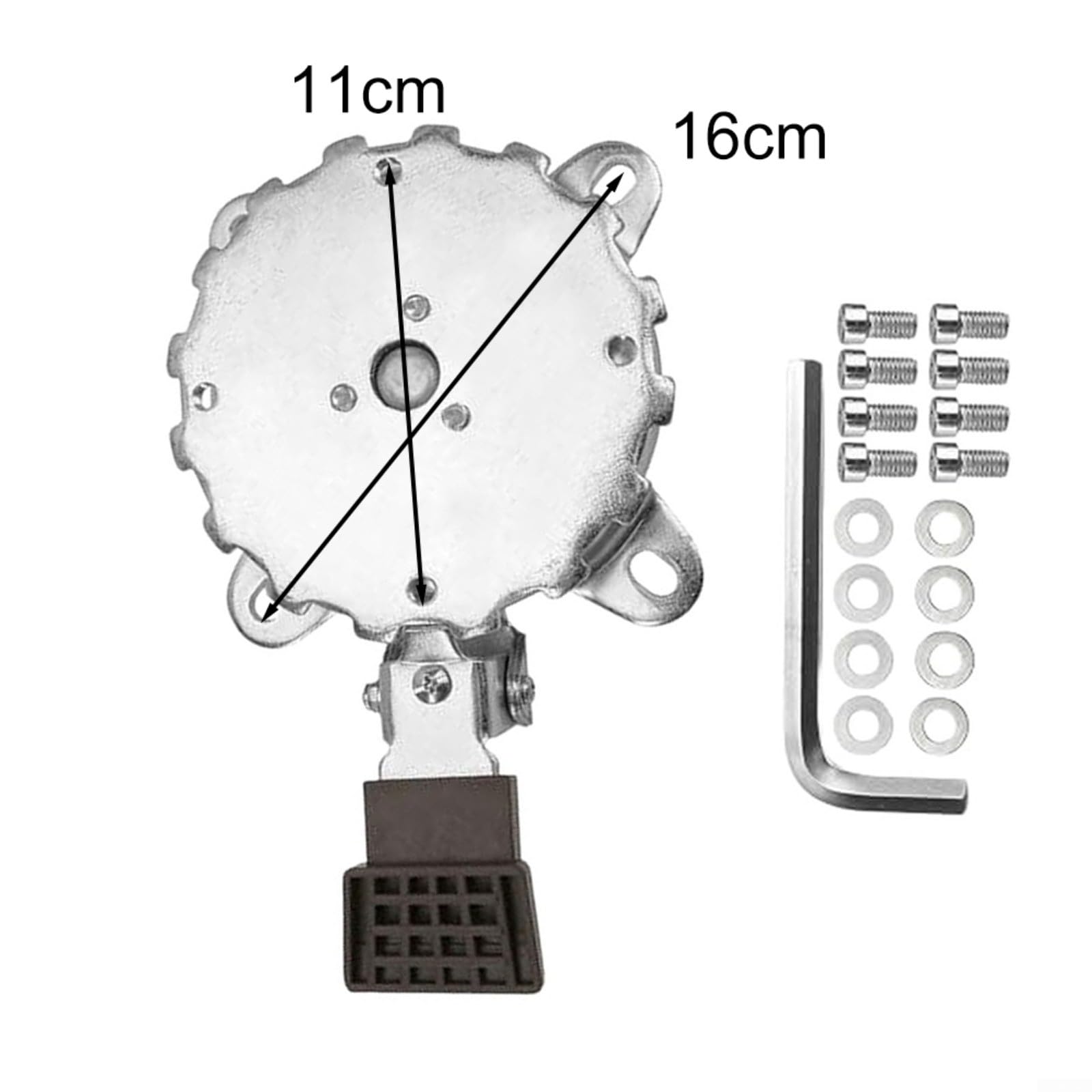 Supporto multifunzionale per ombrellone da giardino con piastra girevole a 360° per una facile regolazione dell'ombra per ombrelloni da giardino e spiaggia