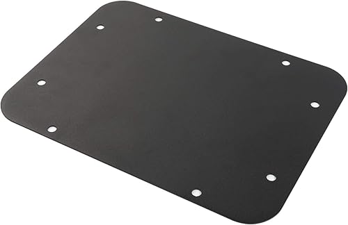 Miniatura 2 de JeCar Cubierta de placa de ventilación para puerta trasera con aluminio para Jeep JK Wrangler y Unlimited 2007-2018 (sin logotipo)