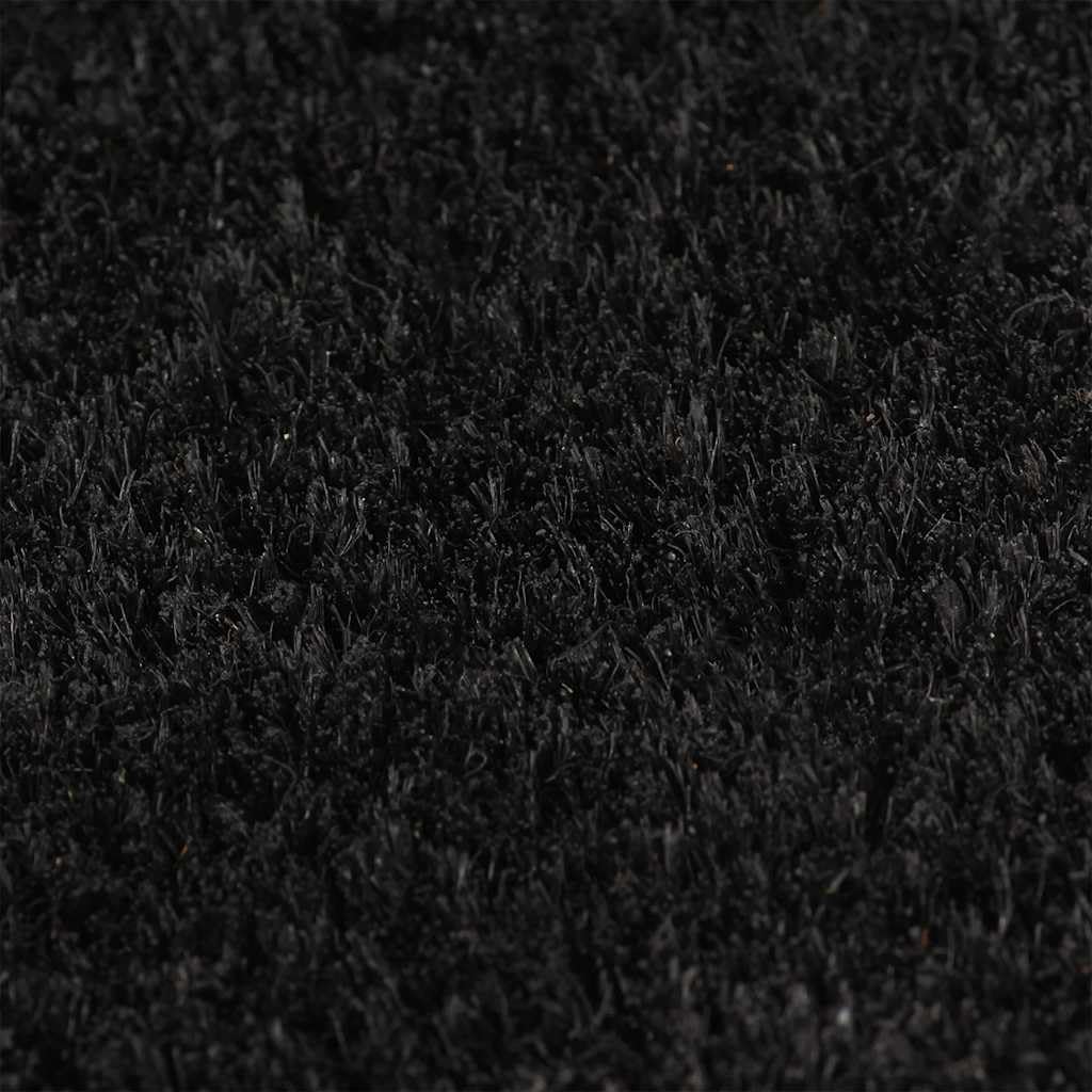 Fußmatte Kokosfaser Schwarz 100x200 cm Eingangsmatte
