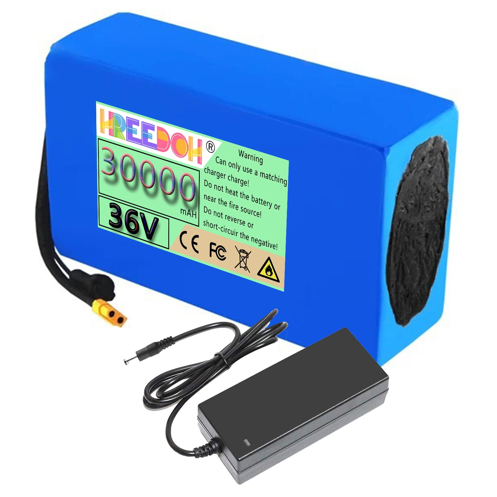Akumulator litowo-jonowy 36 V Akumulator litowo-jonowy 36 V Akumulator 30 Ah z ładowarką 3 A i BMS do silnika 0-1100 W