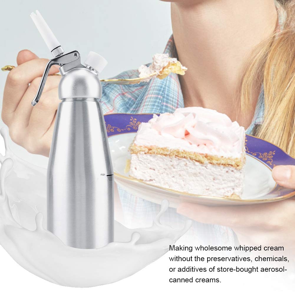 Dispensador de crema batida profesional 1L para uso doméstico para cocina