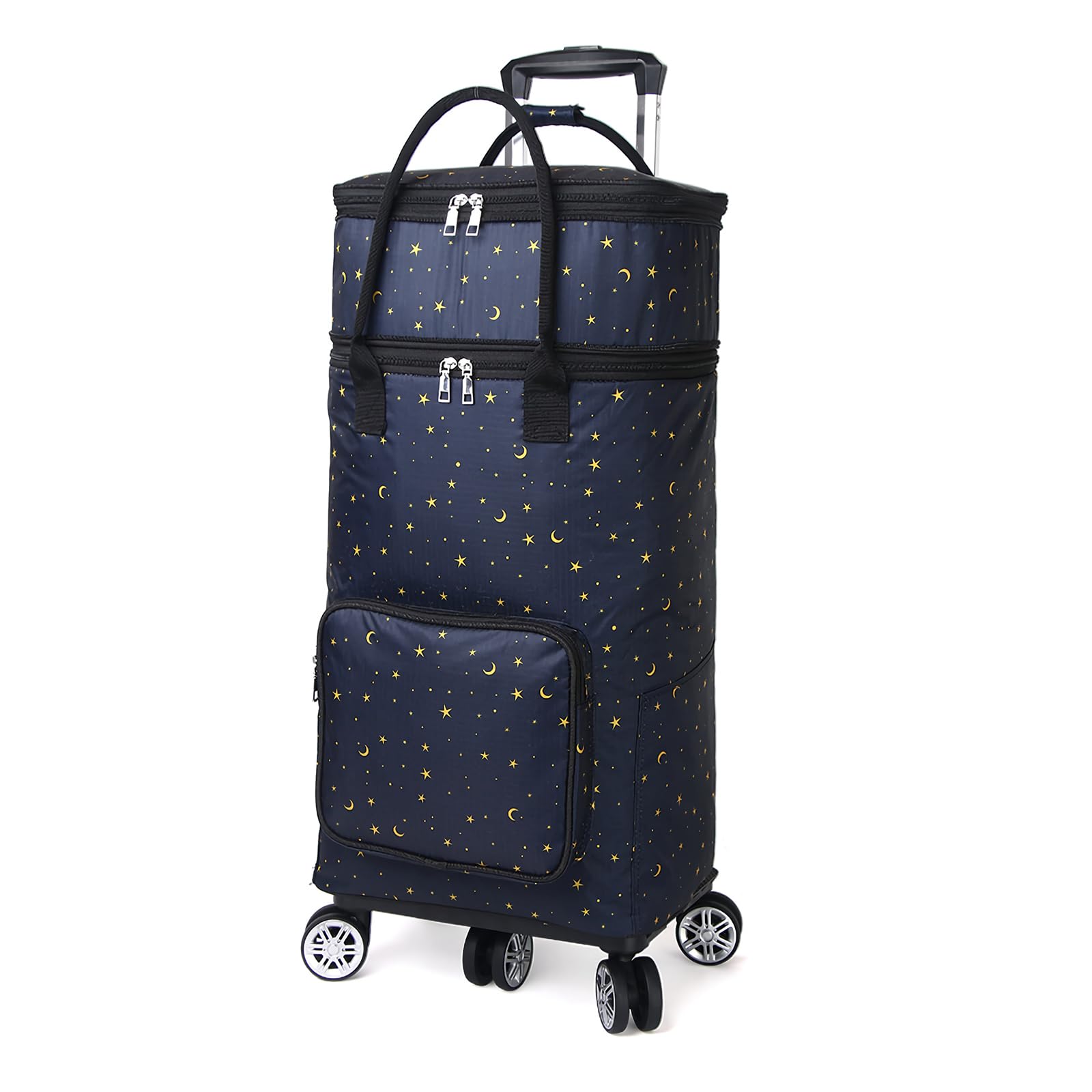 Amazon｜Leechatwin ショッピングカート 48L 保冷機能付き 折りたたみ