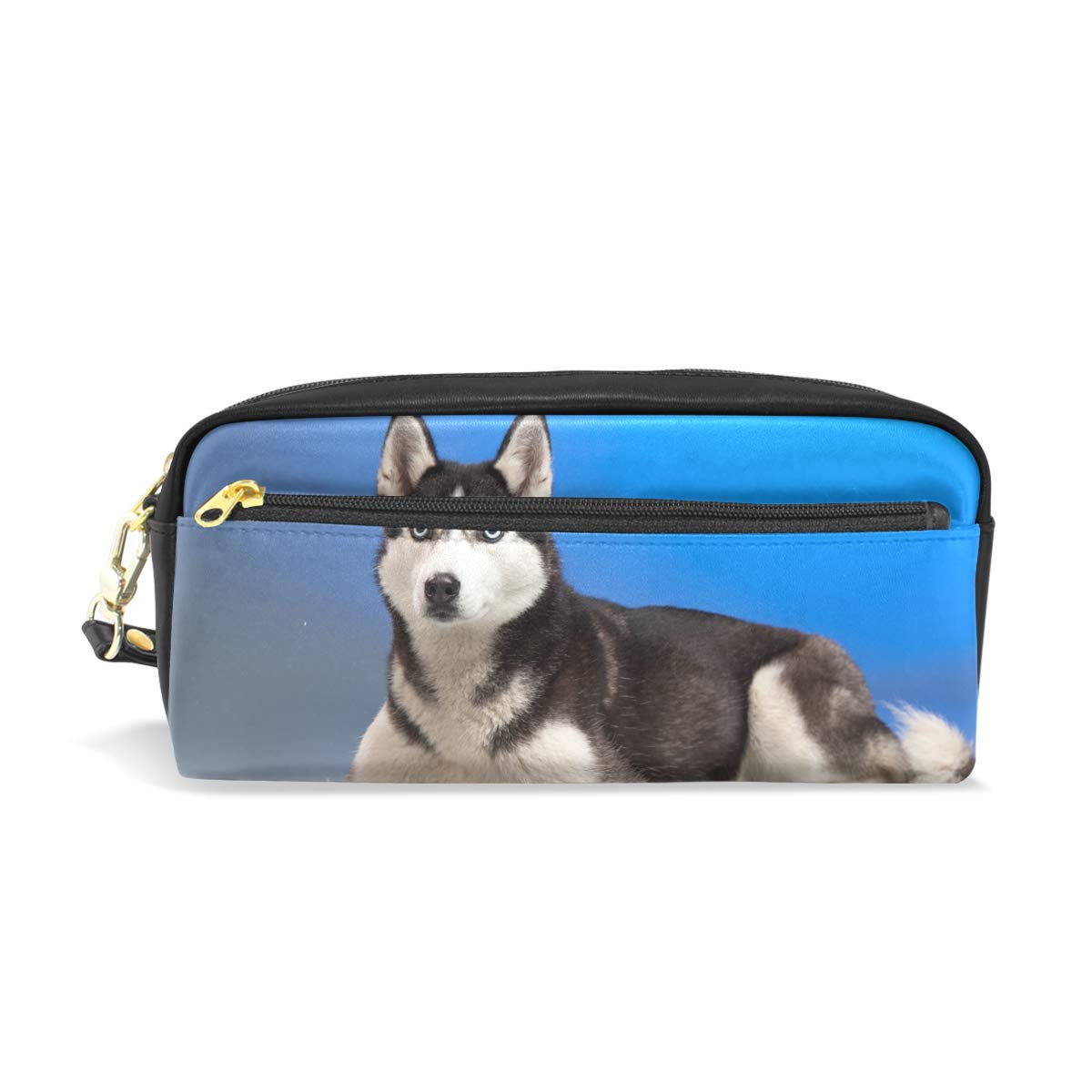 Eslifey Yorkshire Terrier Kosmetiktasche – Aus PU-Leder, Wasserdicht, 20x8x7 Cm, Mit Reißverschluss