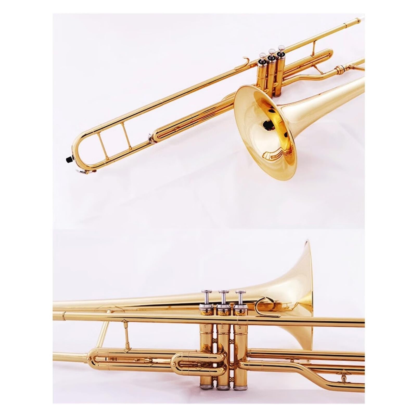 Puzon Początkujący Profesjonalny Wykonanie Instrument puzonowy B dur