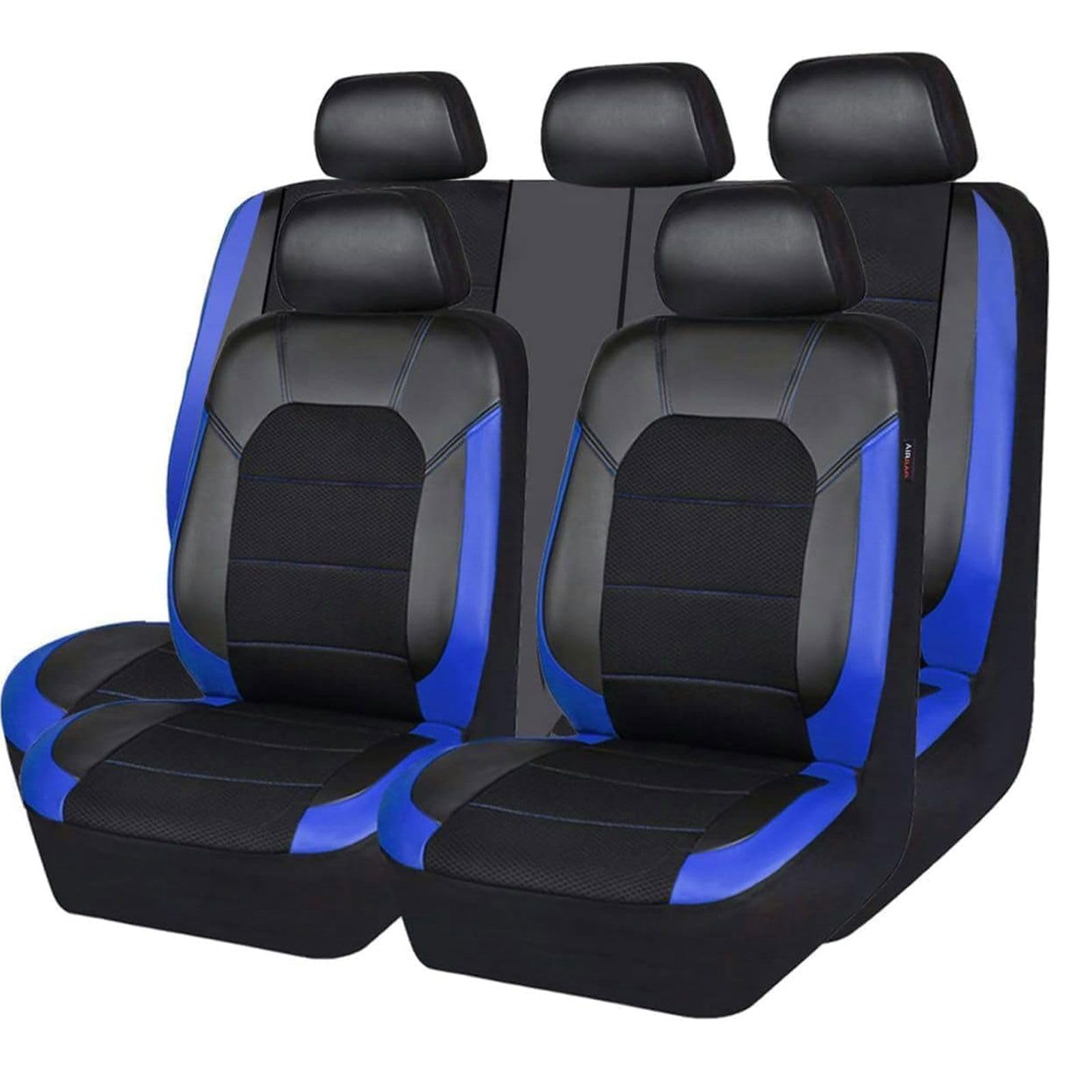 YDZJDHIEY Car Seat Covers for Citroen C1 C2 C3 C4 C5 C5X C6 C8 DS3 DS4 DS5, Seat Protector Covers, Comfortable Interior Accessories,normal-Blue