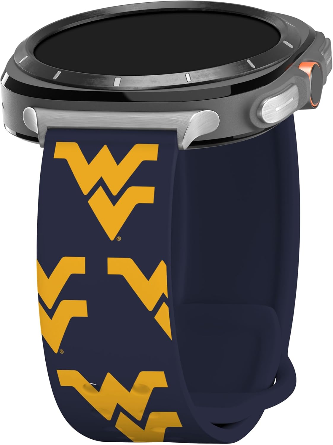 Affinity Bands West Virginia Mountaineers HD Watch Band Compatible with Samsung Galaxy Watch Ultra