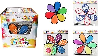 Max Force Diamond Visions 11-1211 Flower Wind Spinner Multipack in Assorted Designs (2 Wind Spinners)