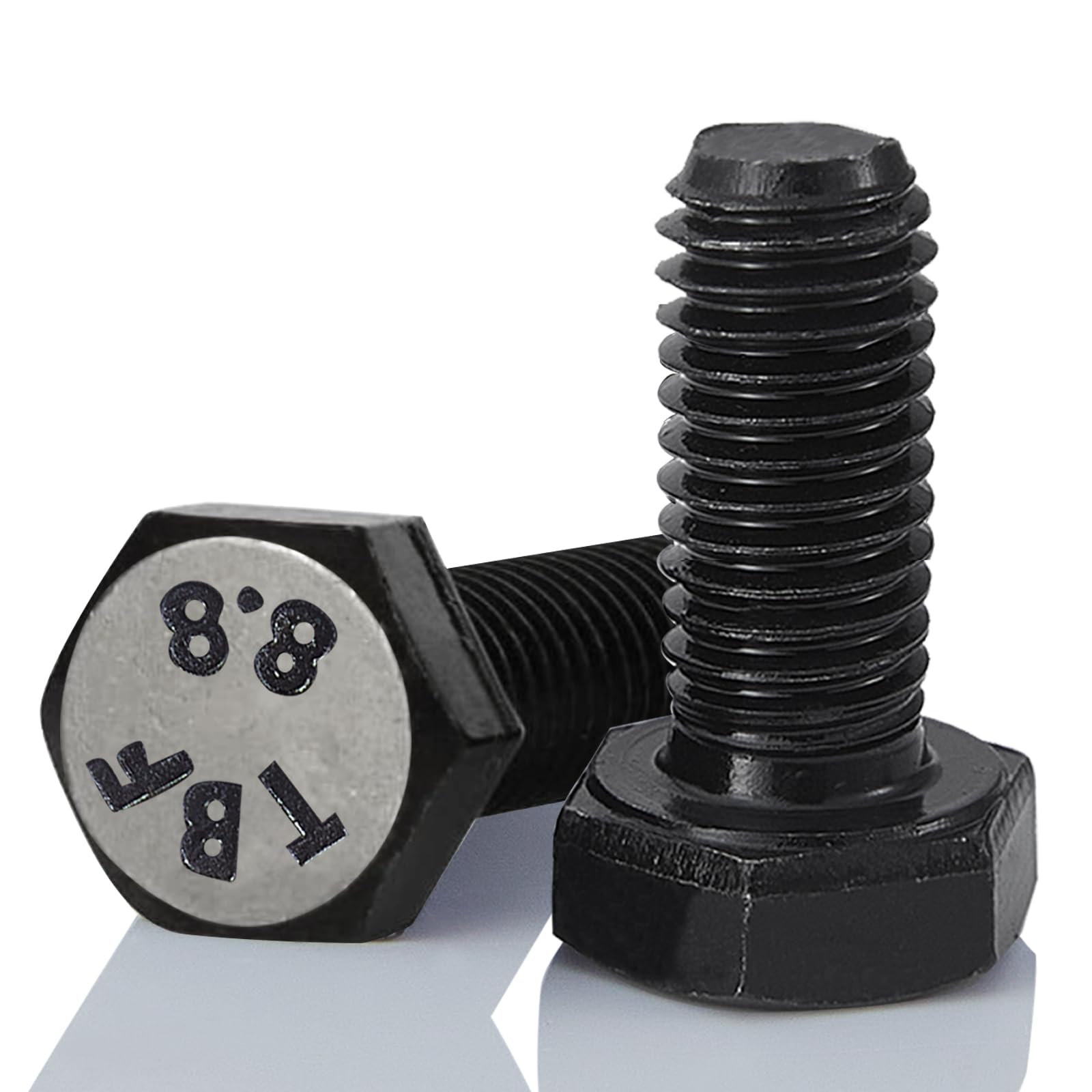 Joamang M12 x 30mm Hex Head Screw Bolt, Alloy Steel Grade 8.8