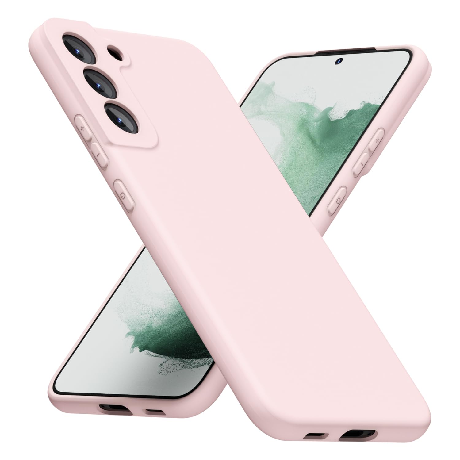 Samsung Galaxy S22 ピンク 本体 ケース付き galaxy S22 ケース S21 s10 s20 クリア note 10 plus A7 ギャラクシー