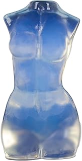 Opalite Crystal Goddess Statue Elegant Art Sculpture Divine Feminine Dec...