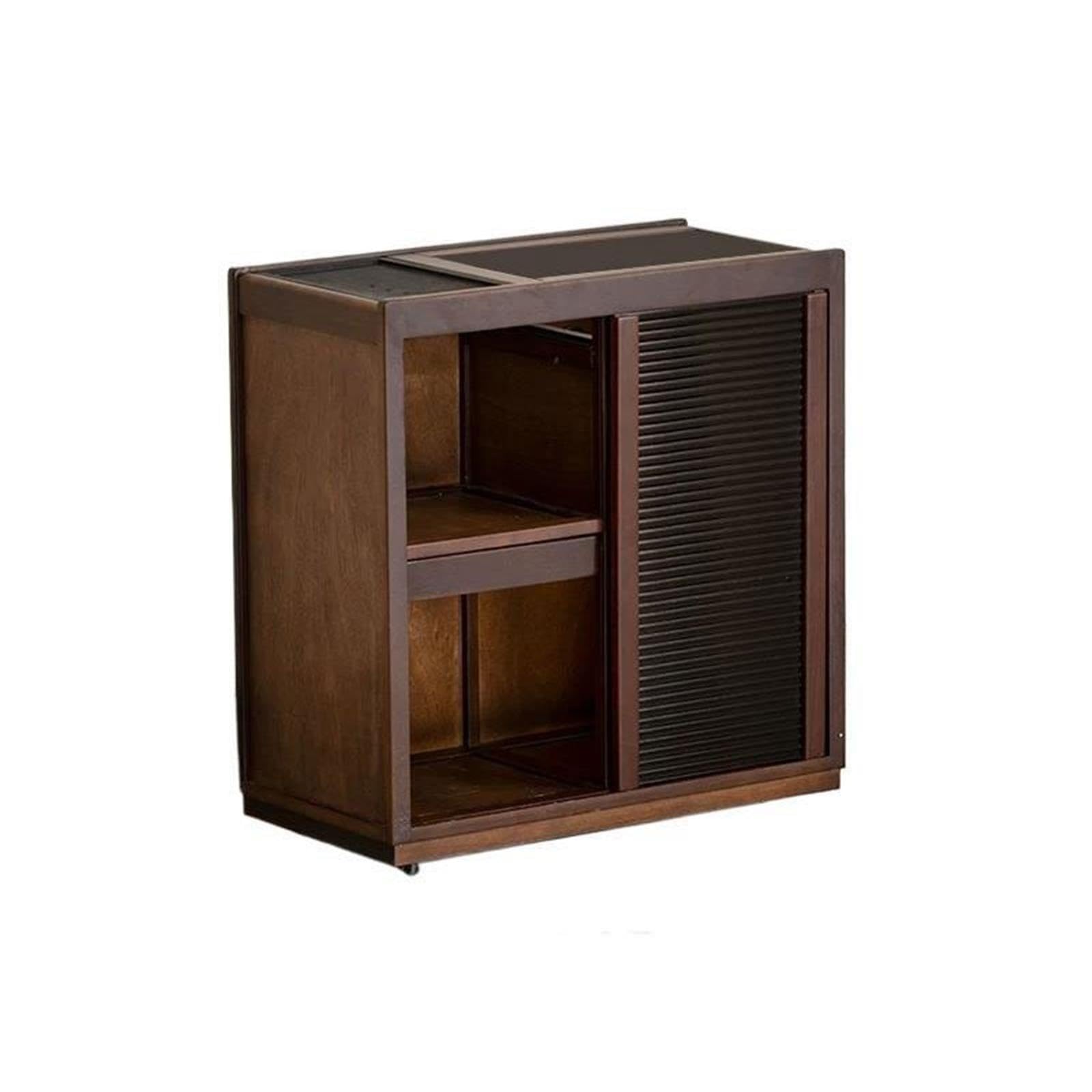 Casa Mobile laterale for divano da tè e bar con porta scorrevole in vetro