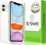 IQ Shield Screen Protector Compatible with Apple iPhone 11 (6.1 inch)(2-Pack)(Case Friendly + Camera Lens) LiquidSkin Anti-Bubble Clear Film