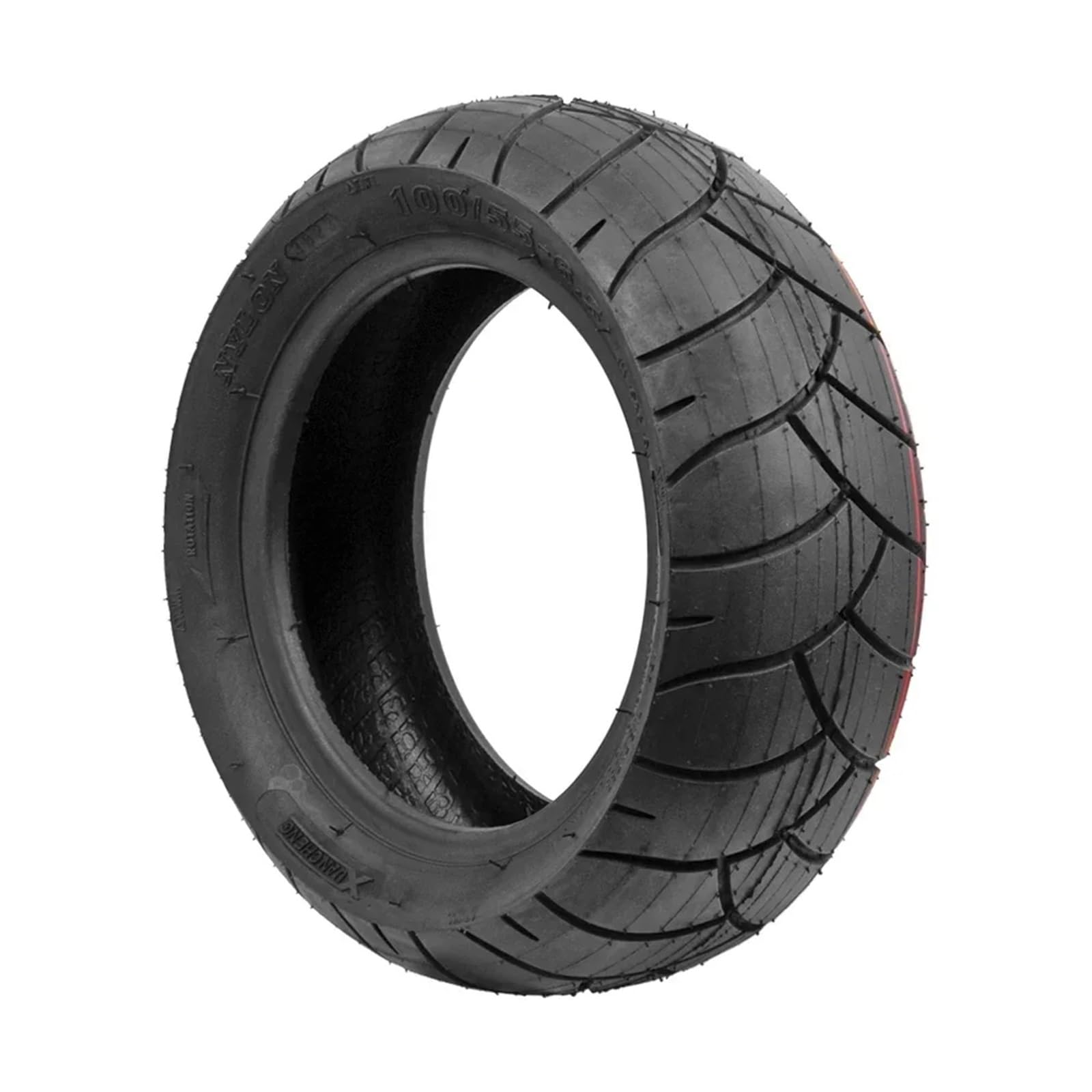 Pneu Trotinette Electrique,Roue Trottinette Electr Pneu à vide de 11 pouces for scooter électrique tout-terrain 100/55-6,5, pneus tubeless