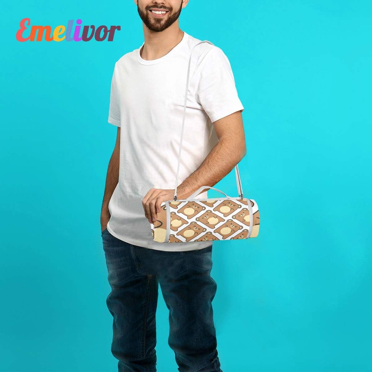 Emelivor Extra Large Picnic Blanket Waterproof - Cute Bear 3 Layers Camping Mat Folding Picnic Blanket Tote for Outdoor Picnic, Beach : Patio, Lawn & Garden