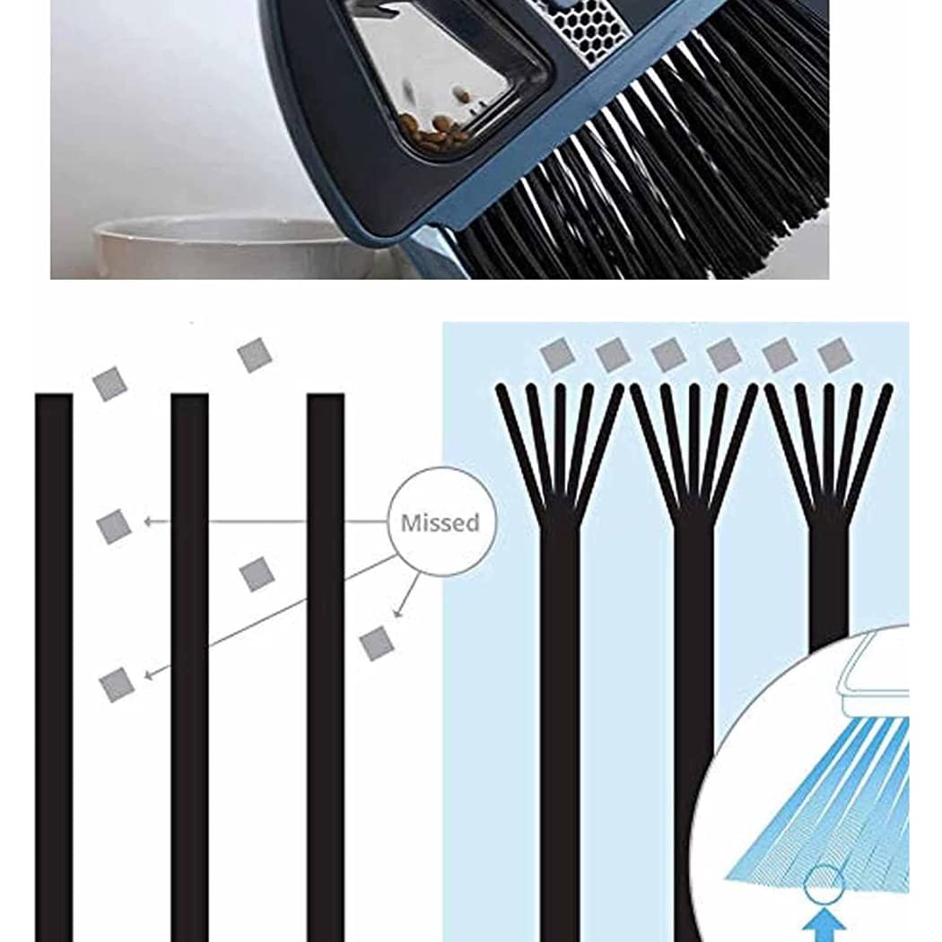 Barredora 2 en 1 con aspiradora integrada, no más agacharse, escoba de barrido con asa/boquilla inteligente/succión vórtice de 20.000 rpm/batería de litio, limpieza sin ruido para suelos de madera