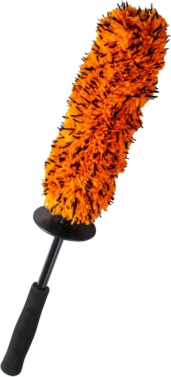 Suds Lab WB Premium Microfiber Cleaning Wheel Brush for All Vehicle Types – 18.1" Ultra-Soft & Scratch-Free Reusable Rim, Wheel, and Tire Brush with Ergonomic Handle : Automotive
