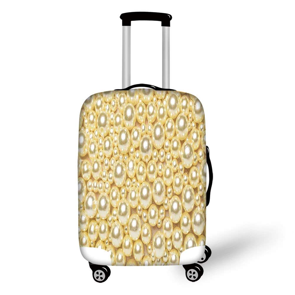 Travel Luggage Cover Suitcase Protector Pearls Decoration Pattern