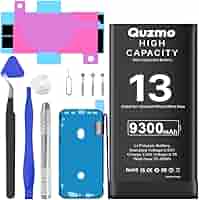 DEJIMAX Batterie Pour IPhone X, 3500mAh Haute Capacité 0 Cycle