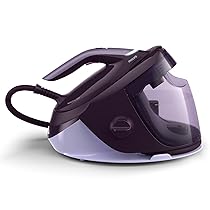 Philips PerfectCare 7000 Series Ferro da Stiro con Caldaia – 2100W, Colpo di Vapore 600g, Pressione 8,0 Bar, Tecnologia OptimalTEMP, Serbatoio 1,8 l, Viola (PSG7150, 30)