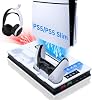 COMSE Ps5 Ps5 Slim Multifunctional Console Charging Stand and Game Handle Charging Station with Cooling Fan Yh-60