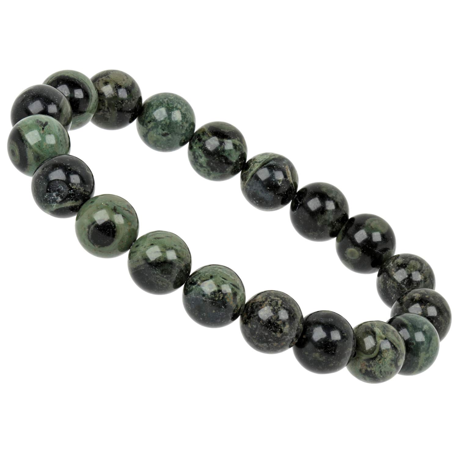 ELEDORO Edelstein-Stretcharmband 8 mm - Bronzit