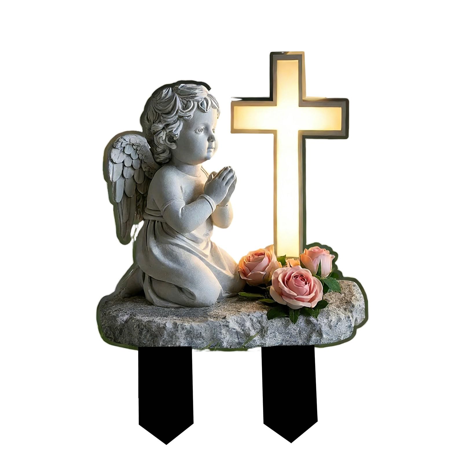 Maintenance Acrylic Decoration Stake Easily Cleanable with Wet Cloth Suitable for Cemetery and Garden Environment Wall Decoration