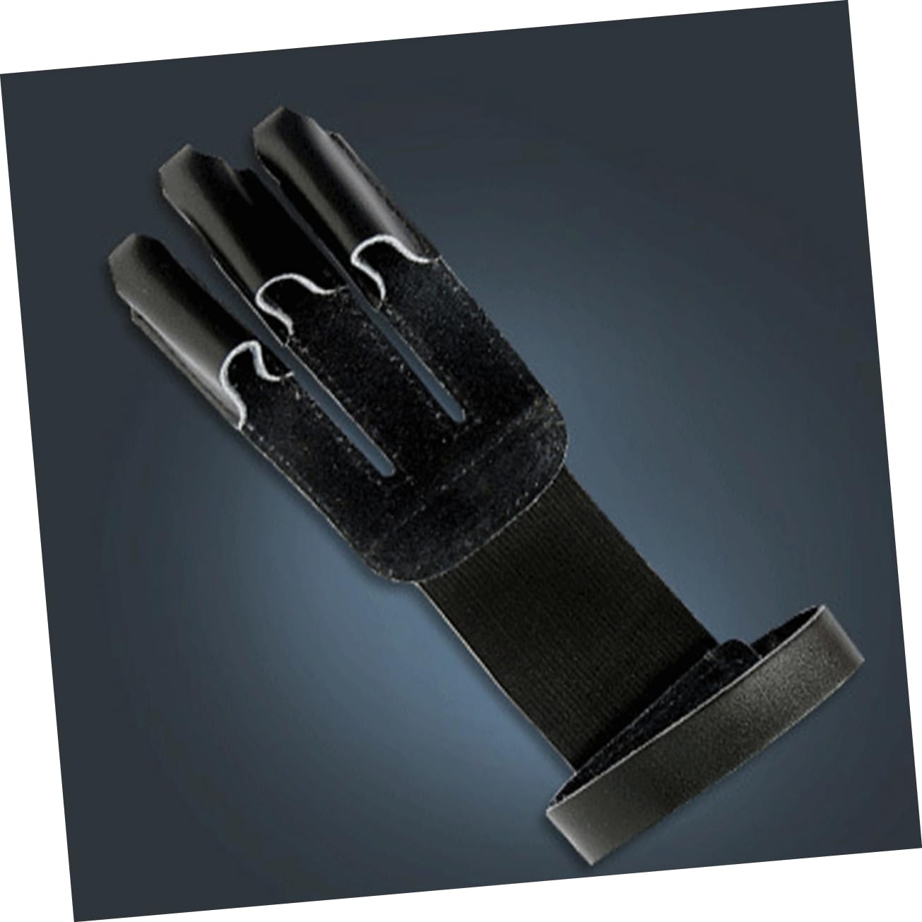 Yardwe Release Thumb Glove Glove with Protective Pad for Arrow Adjustable Bow Wrist Strap Black